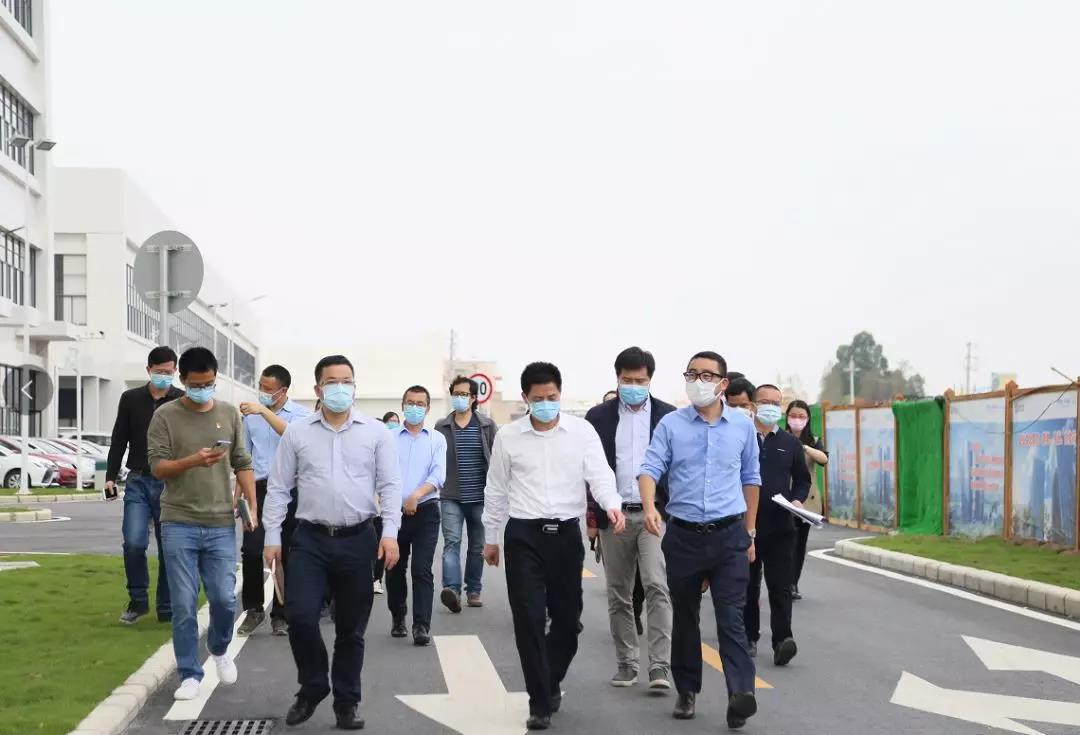 顺德区委副书记、区长彭聪恩一行调研熊猫体育官网环境顺德环保科技产业园