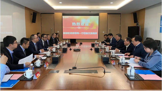 高明区区委书记杨永泰一行到熊猫体育官网环境调研